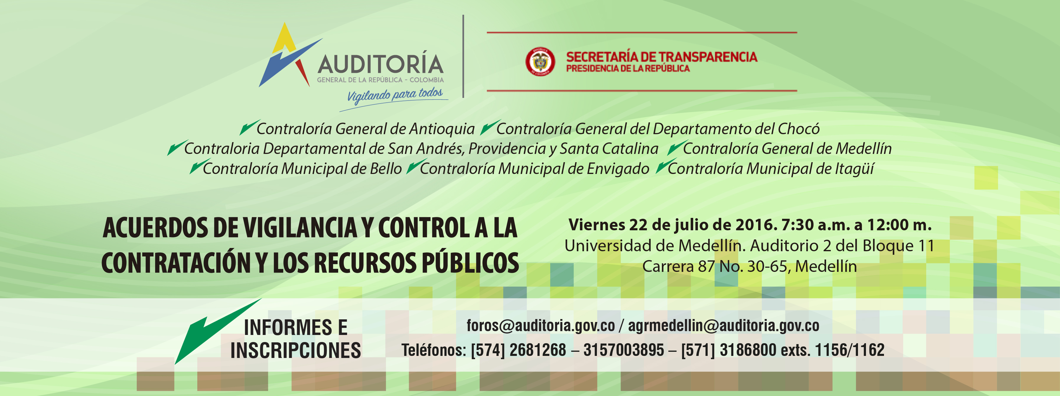 Acuerdos de vigilancia y control. Medellín